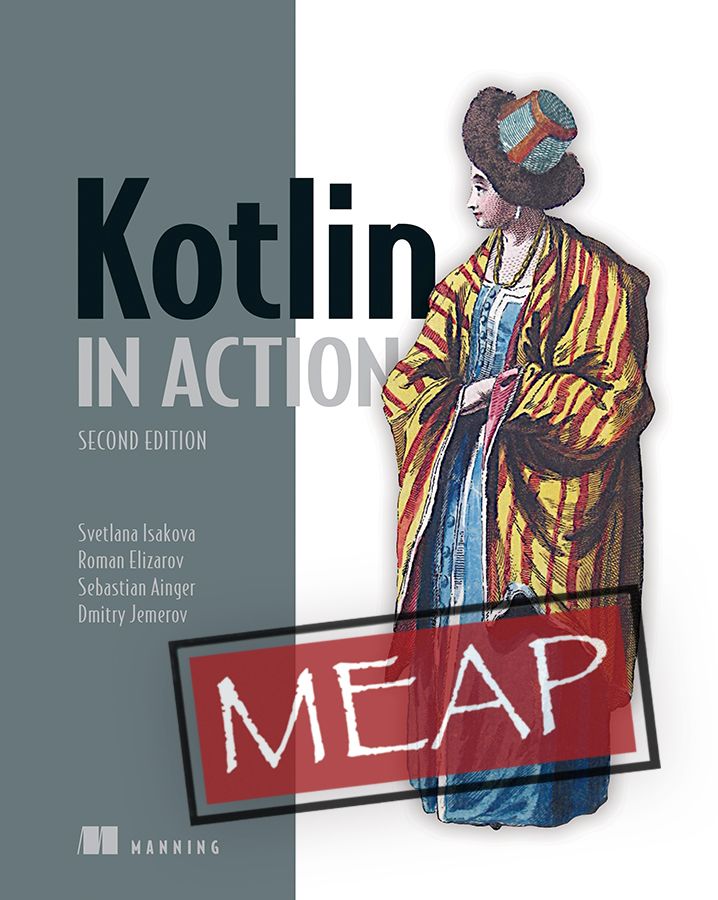 ManningBooks's tweet image. 🏷️Deal of the Day🛒
Looking for a complete guide to #Kotlin?
We present you your trusty #Kotlinlang companion that will teach you techniques for almost any type of application: mng.bz/PnNw
@intelliyole @sveta_isakova @relizarov @sebi_io #Java #JVM