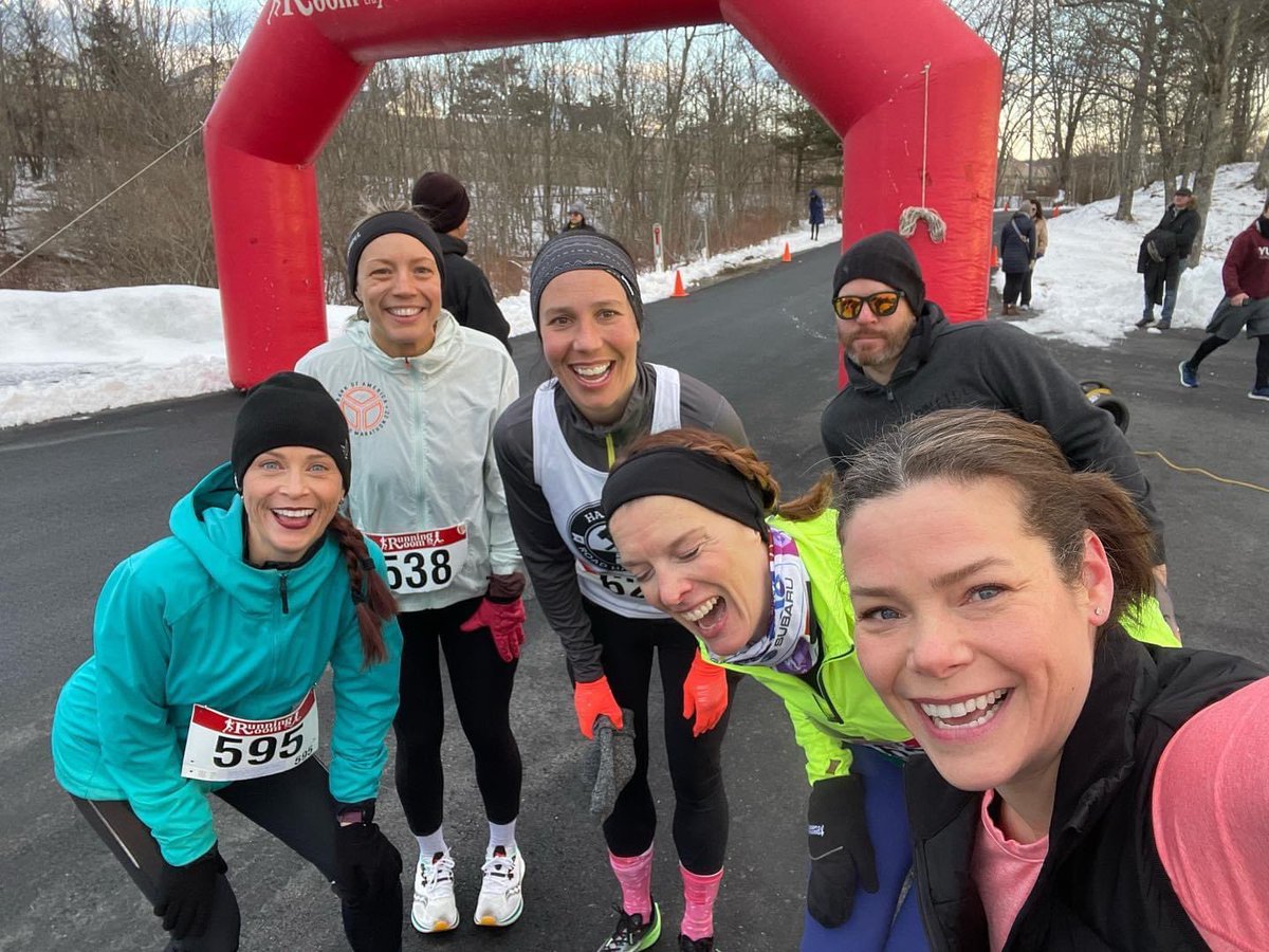 Into the thick of Boston Marathon training now. A total of 32km today, including the Hypo Half where my girl crew put down some incredible runs!! <a href="/hfxroadhammers/">Halifax Road Hammers</a>