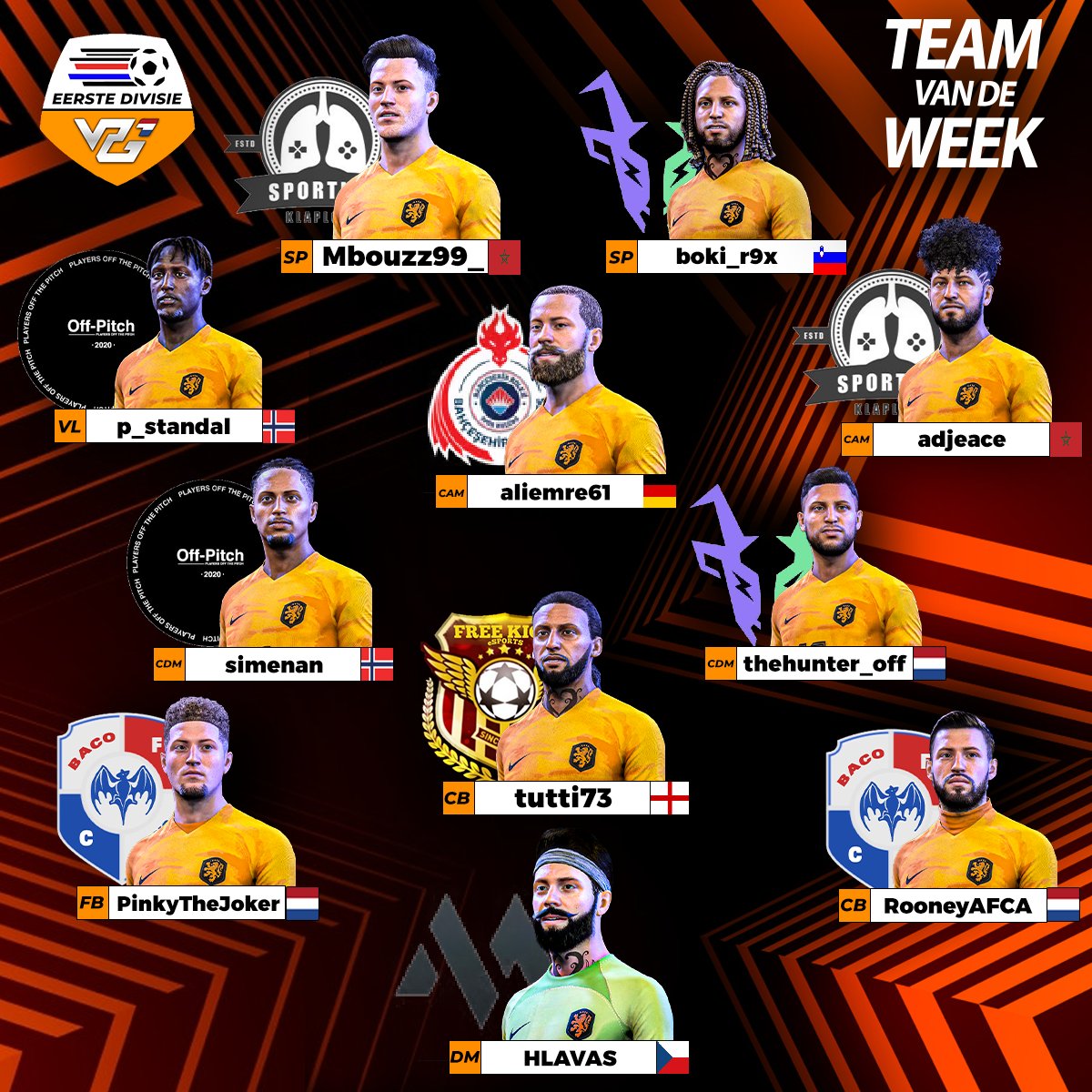 VPG Nederland (@vpg_nederland) on Twitter photo ๐Deze 11 spelers waren de uitblinkers deze week in de Eerste Divisie! โฝ๏ธ๐ณ๐ฑ
Lekker bezig! Een mooie week voor deze spelers die het uiterste uit zichzelf hebben gehaald, succes volgende week! ๐ฅ
#Profclubs #VPG #ProClubs #FIFA23 <a href="/OfficialVPG/">Virtual Pro Gaming</a> ๐Deze 11 spelers waren de uitblinkers deze week in de Eerste Divisie! โฝ๏ธ๐ณ๐ฑ
Lekker bezig! Een mooie week voor deze spelers die het uiterste uit zichzelf hebben gehaald, succes volgende week! ๐ฅ
#Profclubs #VPG #ProClubs #FIFA23 <a href="/OfficialVPG/">Virtual Pro Gaming</a>