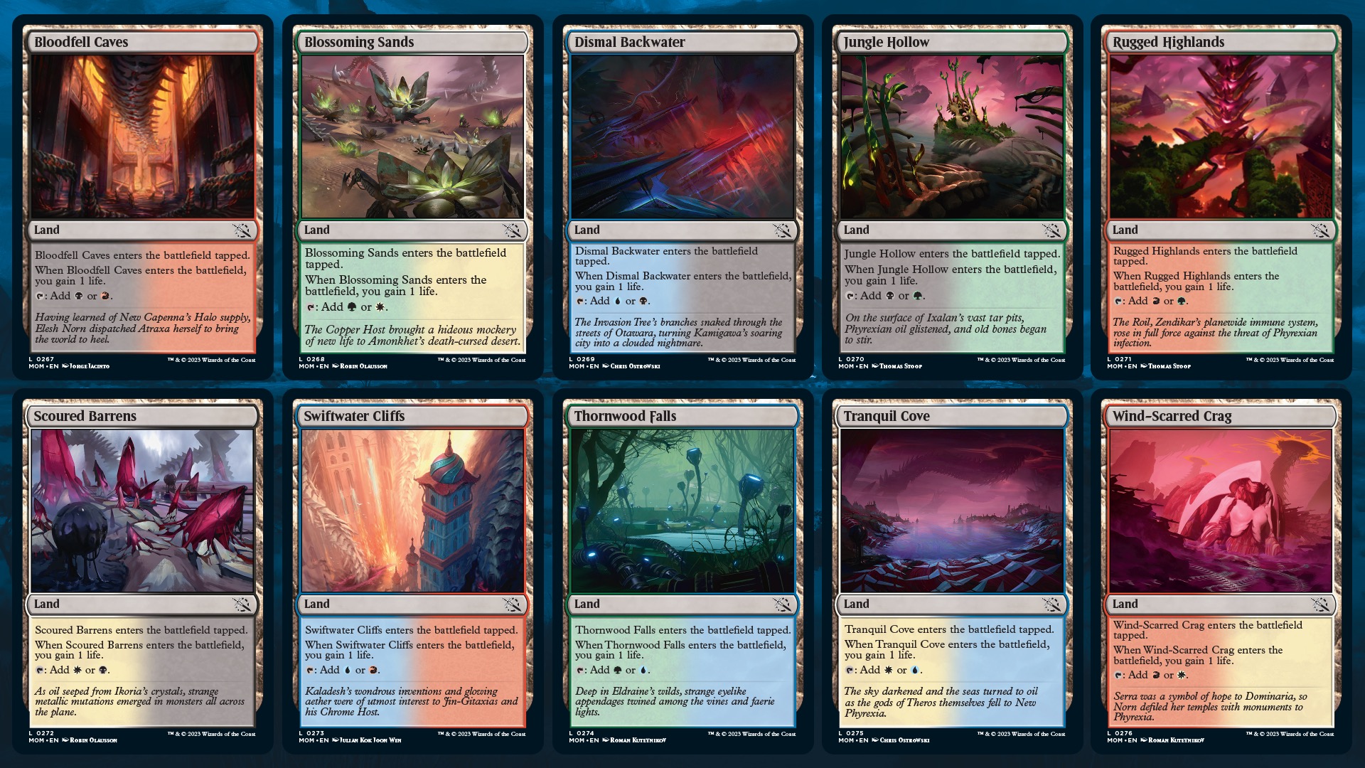 Magic The Gathering on Twitter "BWheelerMTG The cycle of ten Gain