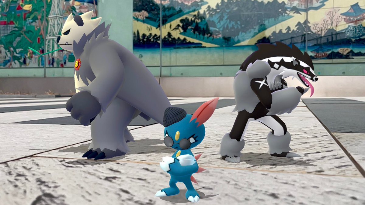 ojaru_pokemon's tweet image. 『上野でポケ活』

この街は俺たちが守る

ちょっとガラの悪いポケモンたち

thanks
@NaoU296 さん
Miyaさん

#GOsnapshot
#Sneasel #Pangoro #Obstagoon
#ニューラ #ゴロンダ
#タチフサグマ
#ポケモンGO