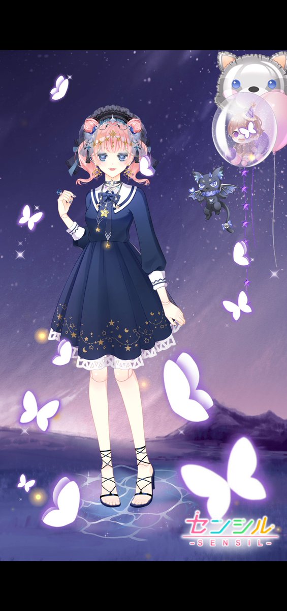 GuernVeronique's tweet photo. 着せ替えアプリのセンシルでコーデをしてみたよ！いい感じ？良かったらゲーム内でfeelしてね #センシル https://t.co/Sr2QoQyeKo https://t.co/pVqtidrXrs