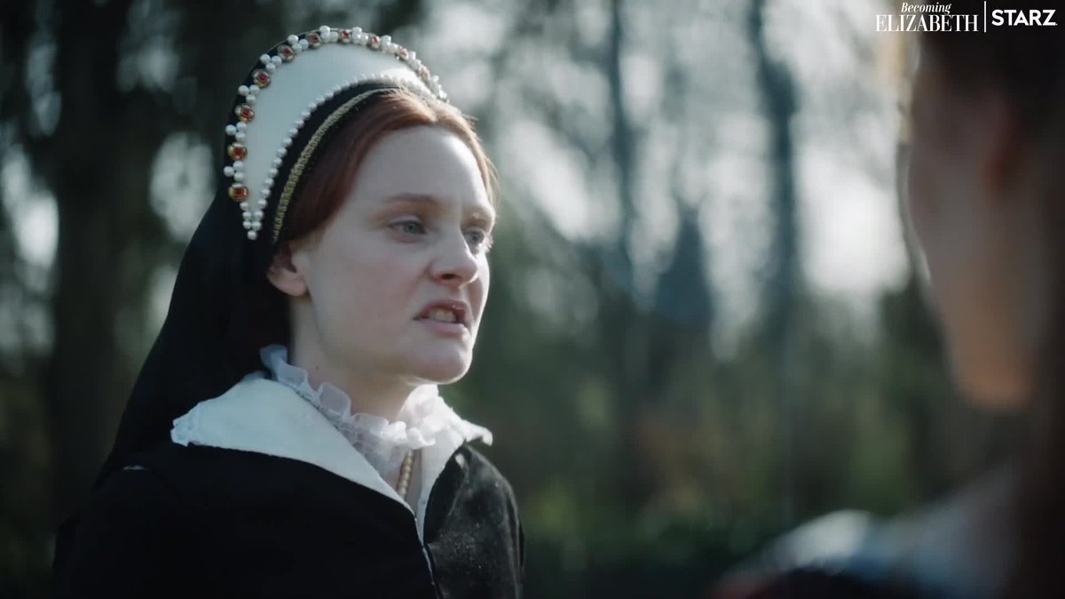 I'm finally getting round to watching #BecomingElizabeth. The bits about #ElizabethI are interesting, but the bits about Mary are GREAT!