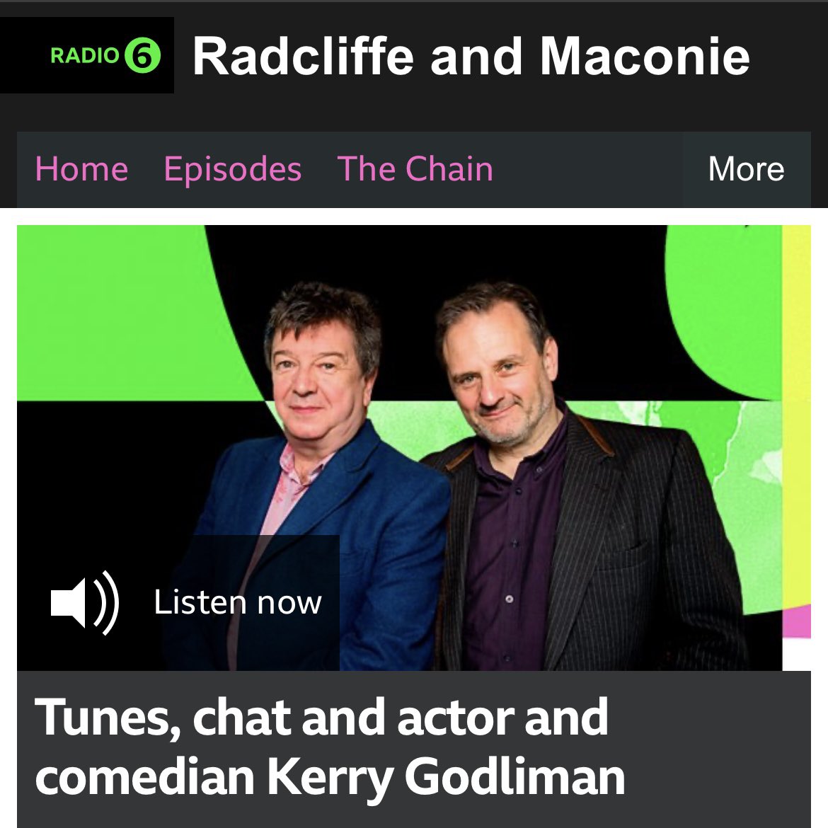 "Rather Lovely Electro-Folk"
<a href="/BBCRadMac/">The account formerly known as RadMac on 6 Music</a> - <a href="/BBC6Music/">BBC Radio 6 Music</a> 
Thanks to <a href="/themarkrad/">Mark Radcliffe</a> &amp; <a href="/StuartMaconie/">Stuart Maconie</a> for giving 'Broadcast The Secret Verse' its 1st National Radio play. 'Borderlands' blends into Sufjan's 'Fourth Of July' at 43 mins in. Couldn't have asked for a better companion piece.