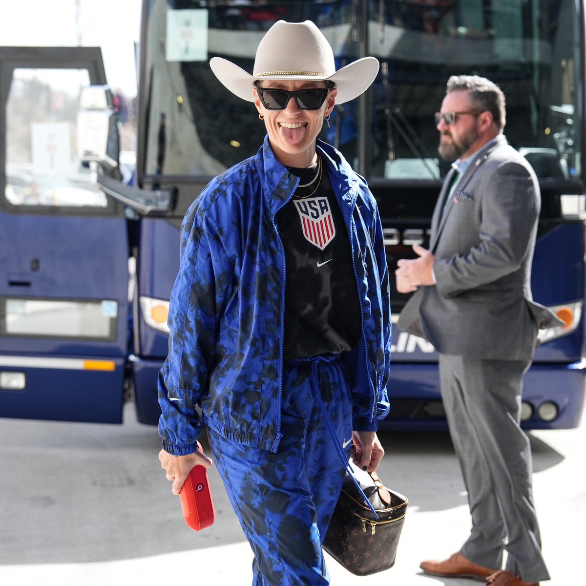 USWNT's tweet photo. Yeehaw 🤠 https://t.co/QgFJCMMZiV