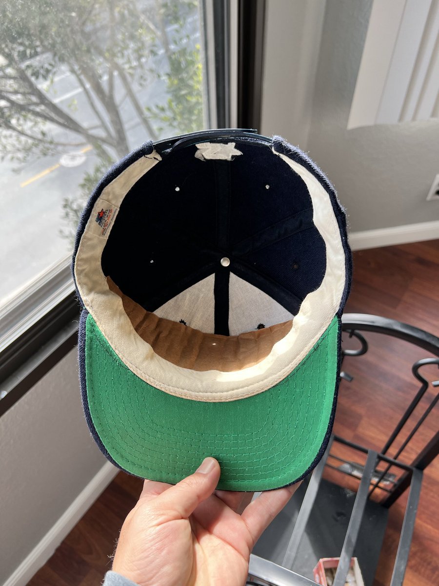 Gallardo415's tweet photo. @geckoranch @49er_edits Julie let me know if you wanna send me that hat so I can clean and reshape it for you (for a small fee). Can’t have that classic not looking 🔥🔥. #ninergang https://t.co/Wt73ugqqG8