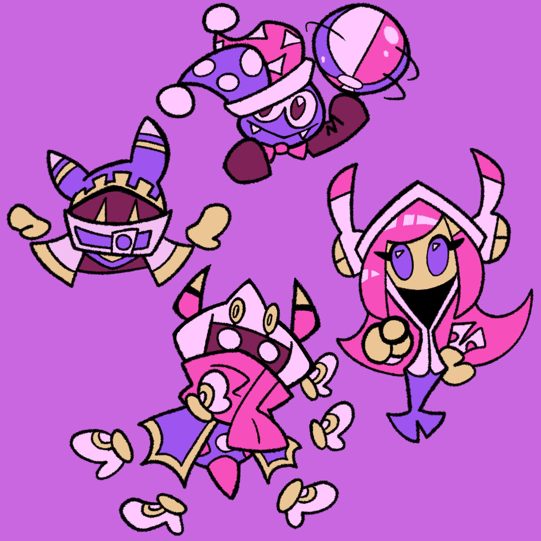 Velvetmorm on Twitter "kirbys "friends" https//t.co/WZwZZzUHgg" / Twitter