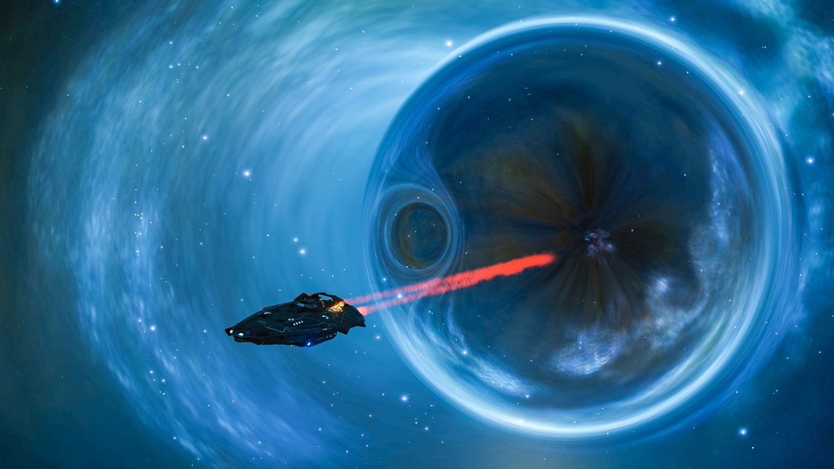 Lots of heavy systems here, so I looked for a black hole nearby and found this one not too far off route. 

It treated me to this nice view... 😎

#EliteDangerous #VirtualPhotography #ArtisticofSociety #pnkxfam #stellarscreenshots #spvfa #ThePhotoMode #VGPUnite