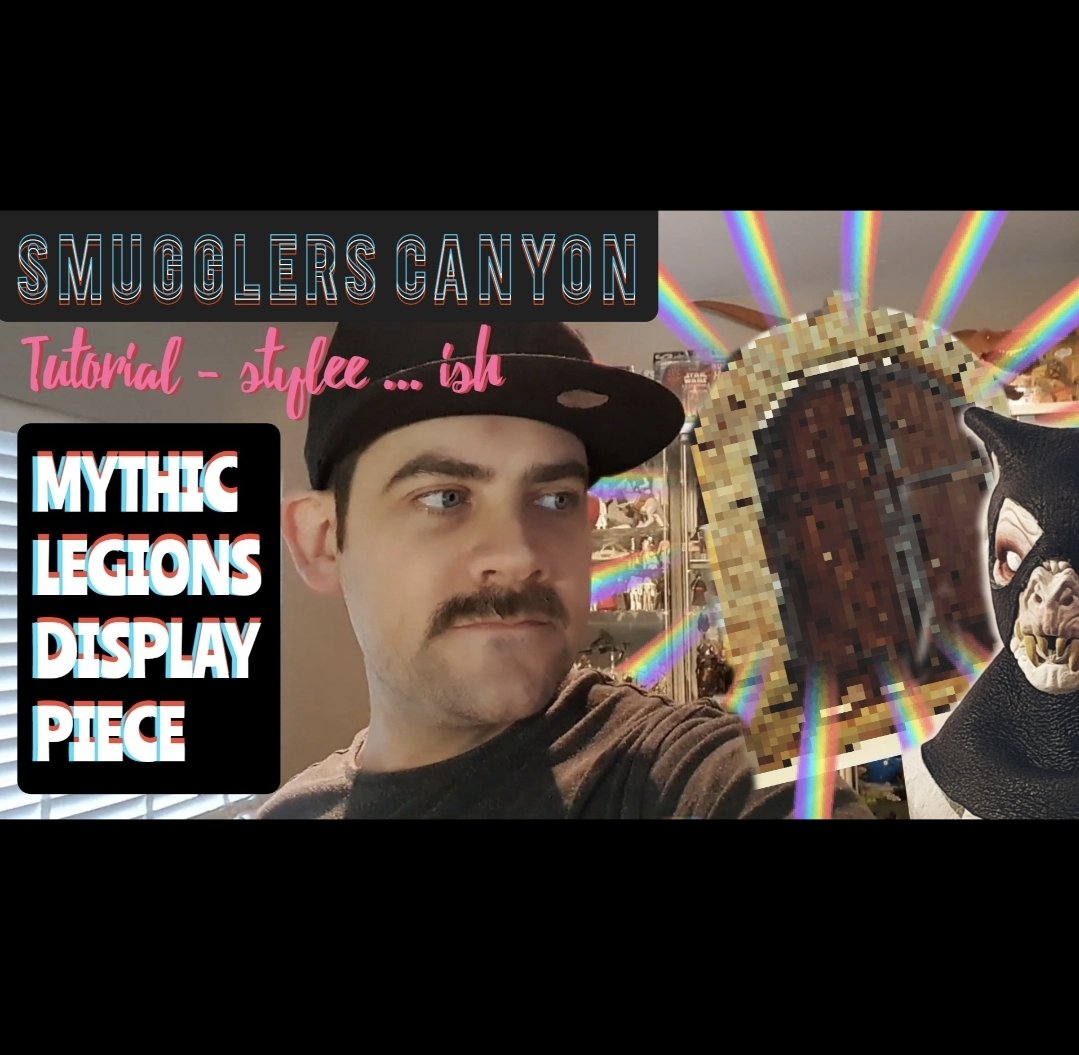 SmugglersCanyon's tweet photo. New video up on YouTube, this one's a kinda step by step of the process I went through to build a display piece for my Mythic Legions shelf...

https://t.co/UUpOWljQRi https://t.co/NAzqHidGeo