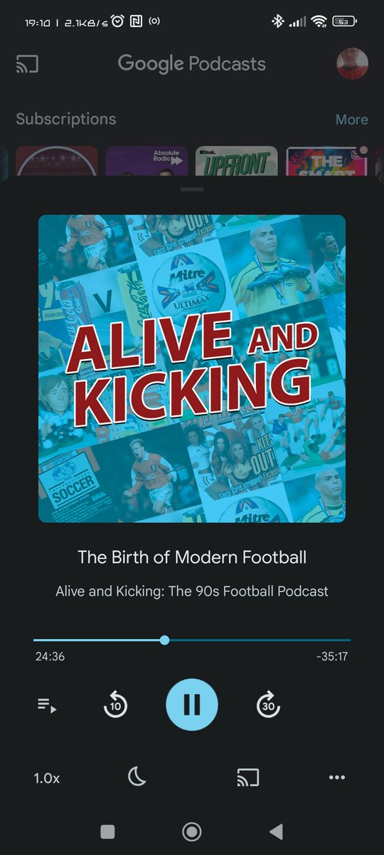 Is there a better podcast to listen to when the QPR manager news comes through? @AshroseUK #keepit90s