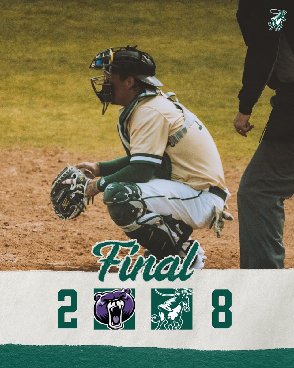 #19 USAO picks up the 8-2 victory in game one against #5 Bellevue University!
 
Gaunt: 1-2, 2R, 3RBIs, HR 
Duncan: 1-2, 3 RBIs, 
Fukuda: 6IP, 1 ER, 5Ks

#DroverDUB x #DroverNation🐎