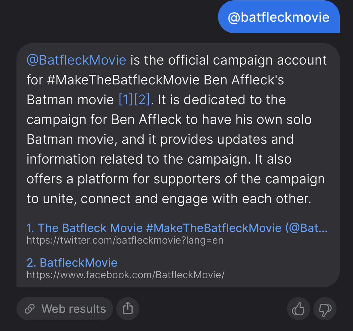 BatfleckMovie's tweet image. Accurate 
#MakeTheBatfleckMovie