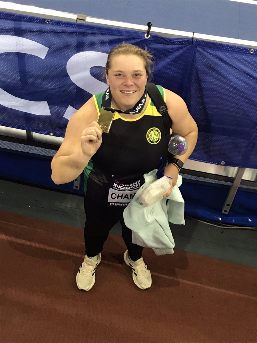 @sophiemac10 Our 2023 Women’s Shot Putt Indoor UK Champion!