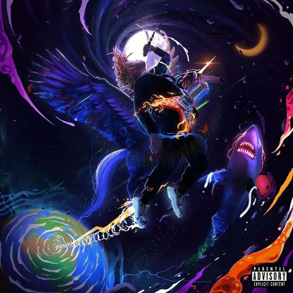 trippieredd's tweet photo. NEON SHARK🦈 can’t believe it’s been 2 years LOVE YALL🤍 https://t.co/Z585fLtdLK