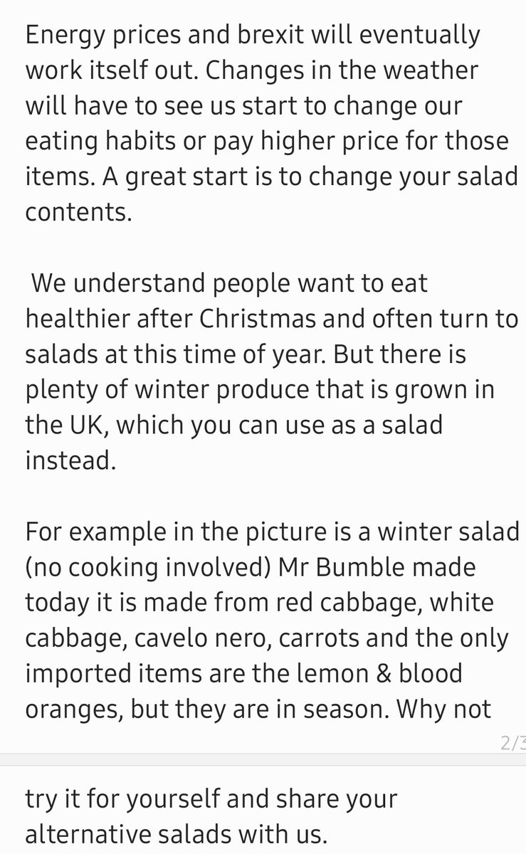 BumblesGG's tweet image. It's time to make a change! #CostOfLivingCrisis #risingfuel #ClimateEmergency #ClimateCrisis #eattheseasons #wintersalads #essex #Brightlingsea #Greengrocers #SmallBusiness #BrexitReality #EnergyCrisis #bloodoranges #cabbages #UK #foodshortagesuk