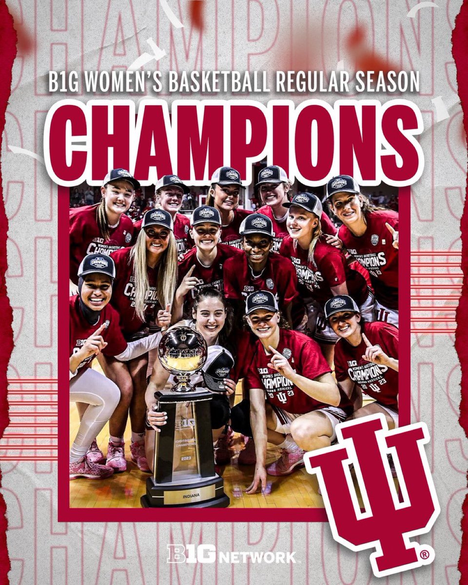 CHAMPS ARE HERE <a href="/IndianaWBB/">Indiana Women’s Basketball</a> #IUWBB