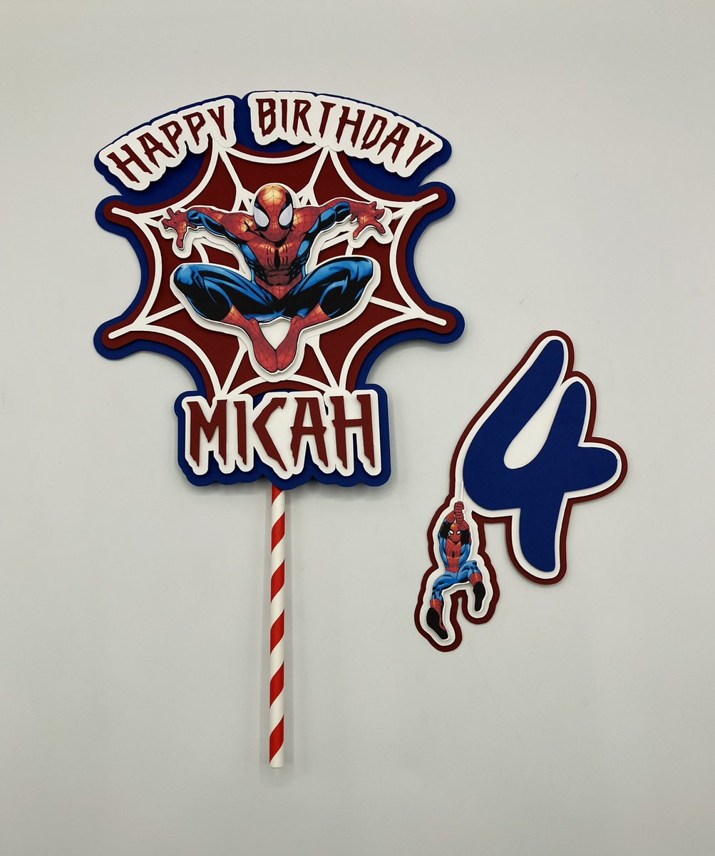 DesirableDserts's tweet photo. π· Spider-Man π·
#SpiderMan #SpideySenses #Webs #Marshmellow #Baker #TreatMaker #CustomTreats #ArizonaBaker #AZ #CustomCake #CakeTopper #CustomTopper #3DTopper #Cricut #PartySupplies #Crafts #PaperCrafts #OneStopShop #DesirableDessertsDisplaysLLC https://t.co/mcQy0bsi1i