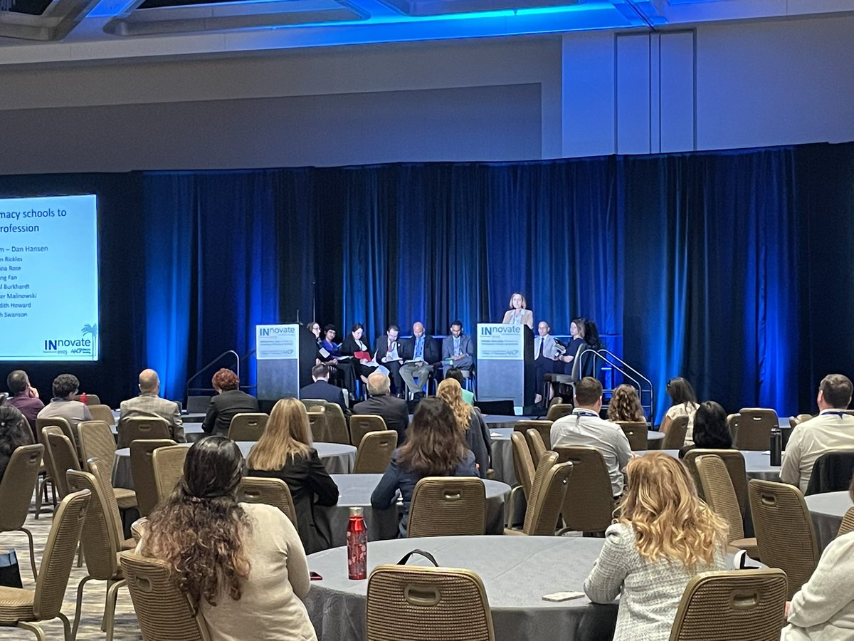 “Pharmacy practice needs pharmacy schools to drive innovation in the profession.” 

#AACPALFP Fellows look at both sides of the statement in #INterim23’s second debate!