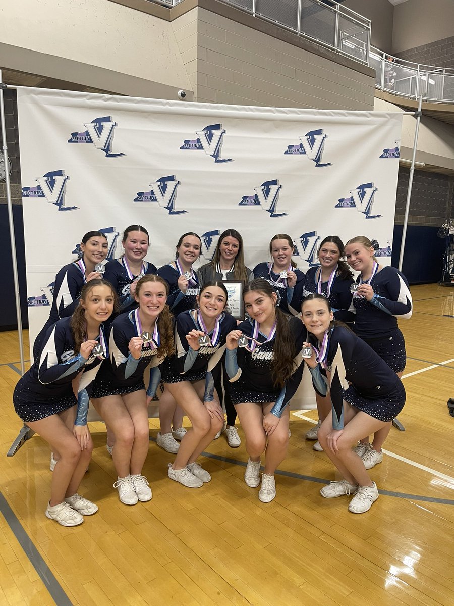 JackiMader's tweet photo. SECOND PLACE! Congratulations to Coach Jenn for receiving Coach of the Year. We are so #GanandaProud of you! @WeAreGananda @GHSAthletics1 @GanandaHS_Cheer https://t.co/ly90BBtXY7