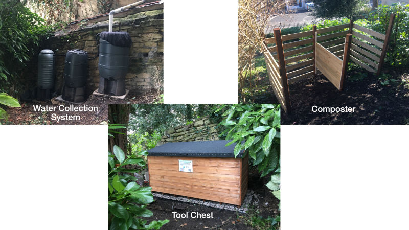 Courtesy of recent grant funding, we’ve installed some badly needed gardening infrastructure, giving us long term environment and community benefits. Thank you Quartet/Wessex Water, and to B&NES Council, for their collective generosity.@QuartetCF @wessexwater @BathnesParks