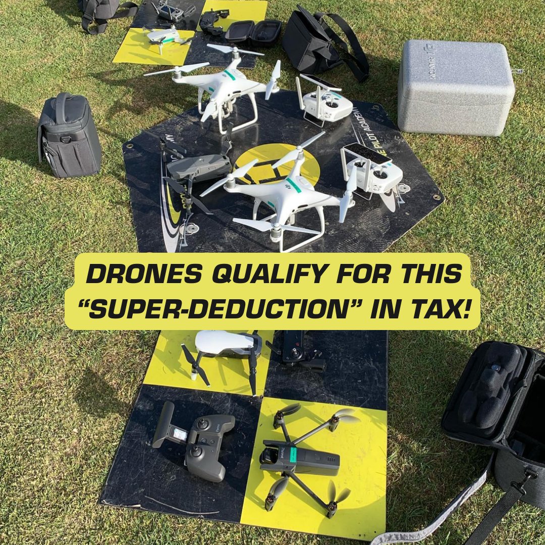 droneacademyuk's tweet photo. ▪️ 130% super-deduction capital allowance.
▪️ A 50% first-year allowance for qualifying special rate assets
▪️ And yes, drones qualify for this “Super-Deduction”
Learn more: https://t.co/tdshbLUqNw
#droneacademy #droneservices #superdeduction #dronesurvey #uav #survey https://t.co/fvCuVArxEw