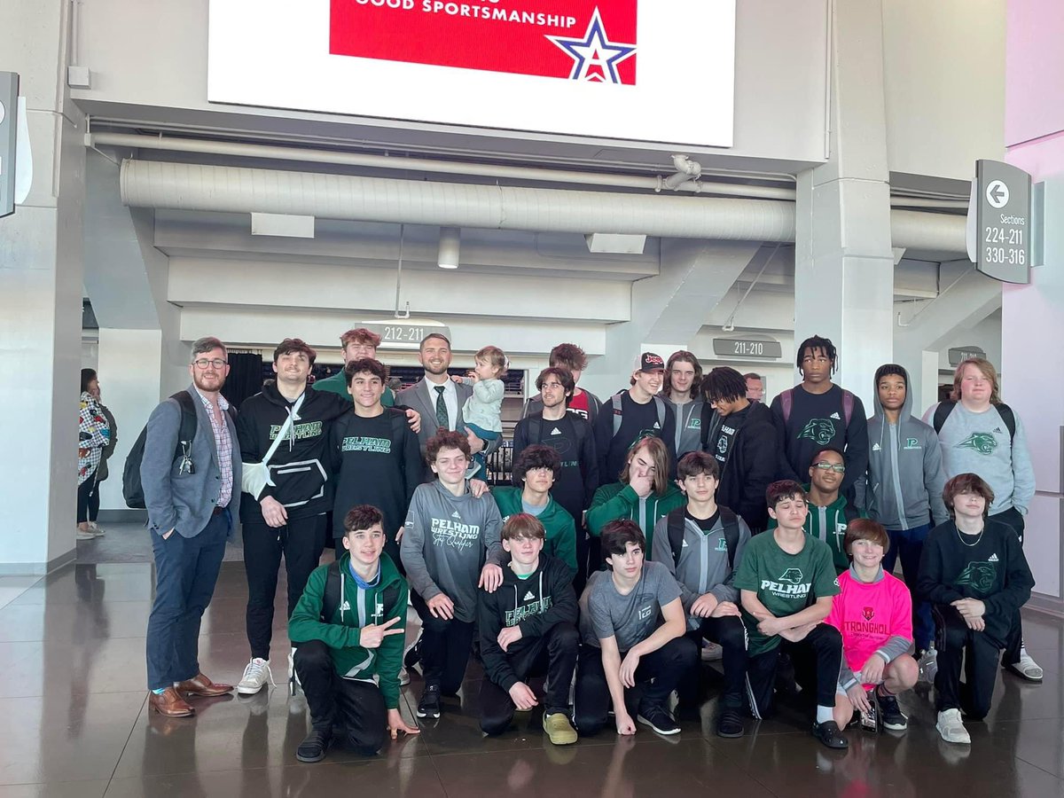 ThePelhamWayWRE's tweet photo. 10th place team! For the 2nd time in 3 years, Pelham Wrestling is a top 10 team in the state!! Thank you to all the wrestlers, parents, administrators, and community for the support and commitment to our program! #BigThingsHappening #BiggerThingsComing #TopTen 

@PELHAM_AD https://t.co/jMonwF37AY