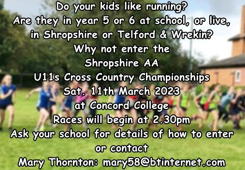 SY junior parkrun tweet media