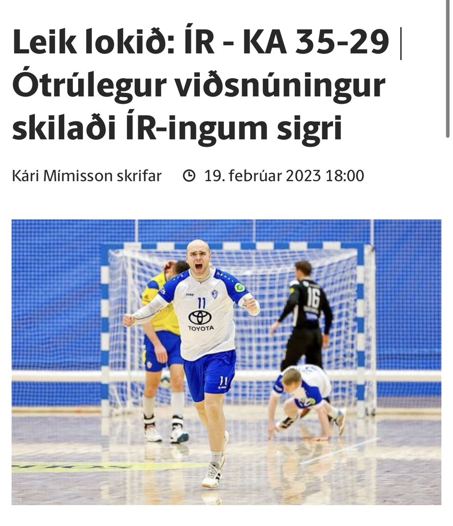 Það voru ekki margir sem höfðu trú á ÍR fyrir tímabilið. Ég sagði alltaf að þeir gætu haldið sér uppi, Bjarni er það góður. Verður erfitt en það er möguleiki. Örugglega markir skömmustulegir núna sem spáði þeim lóðbeint niður