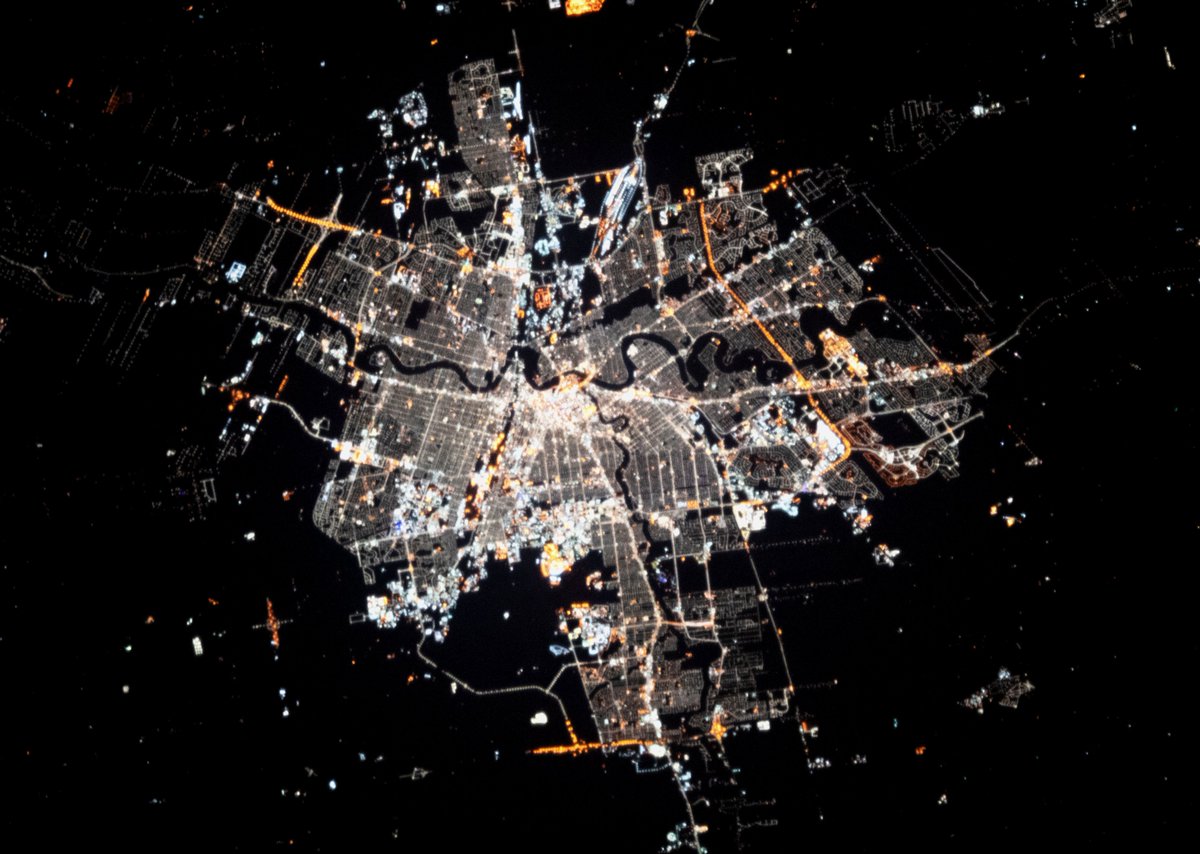 Thinking about Winnipeg from space
