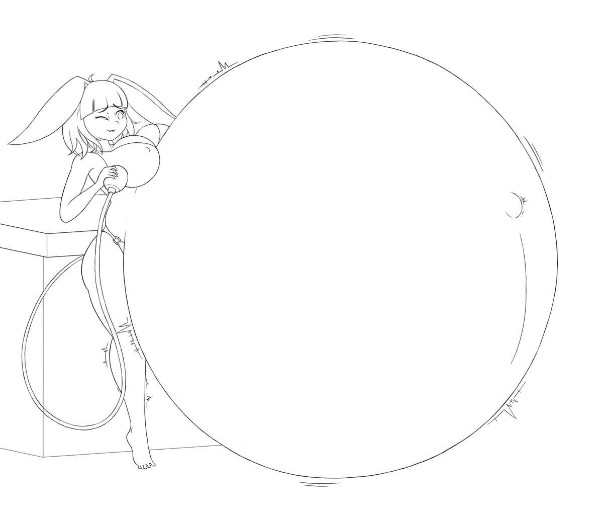 balloon bun #bellyinflation