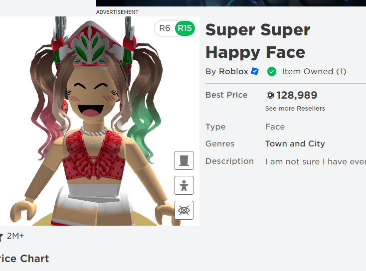 Super Super Happy Face  Super happy face, Happy face, Roblox