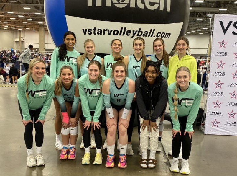 ACEVolleyball2's tweet photo. Congratulations to the WFE 18N team on their 5th place finish at the AVC National Qualifier this weekend!  One more regional and then off to the next NQ in Vegas!  ✈️ #wolfpack #wfe18national https://t.co/ZTF1UBBFbL