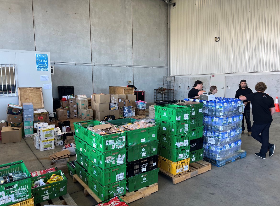 RocketLab's tweet image. In the past few days we put our helicopters to use for a different kind of recovery, delivering food and essential supplies donated by Rocket Lab and our team members to Mahia and other communities hit hard by Cyclone Gabrielle.