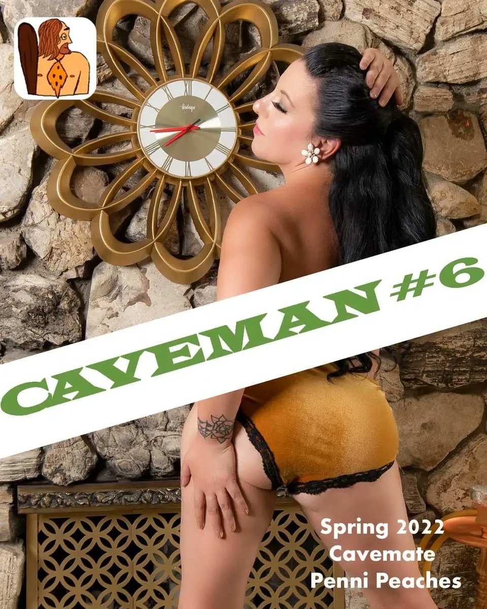 DocClancy's tweet photo. A happy belated birthday to our Spring 2022 Cavemate, Penni Peaches, seen here in her Centerfold pictorial for issue #6. (Photographed by Sharna Lee.)
.
.
#happybirthday #cavemate #cavemanmagazine #peaches #retrodecor #centerfold #pinup https://t.co/znVwqF1ISN