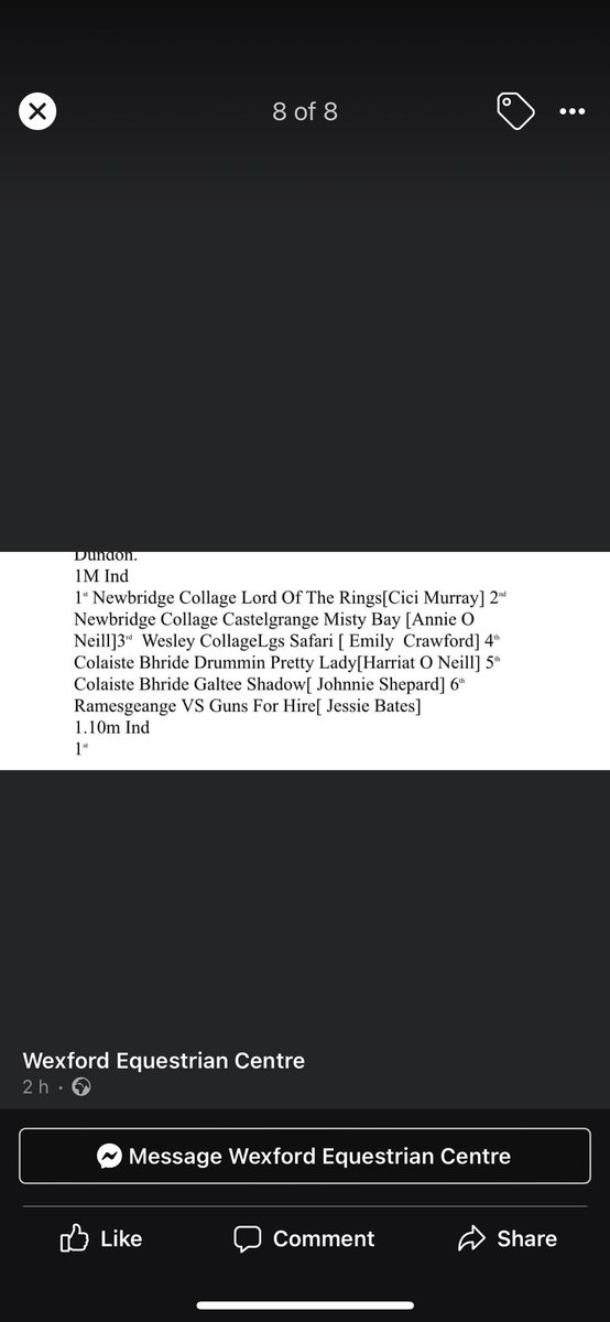 Massive Congratulations to our very own Jessie Bates who was 6th in a very competitive open individual class today!!! #schoolpride @Ramsgrange_CS