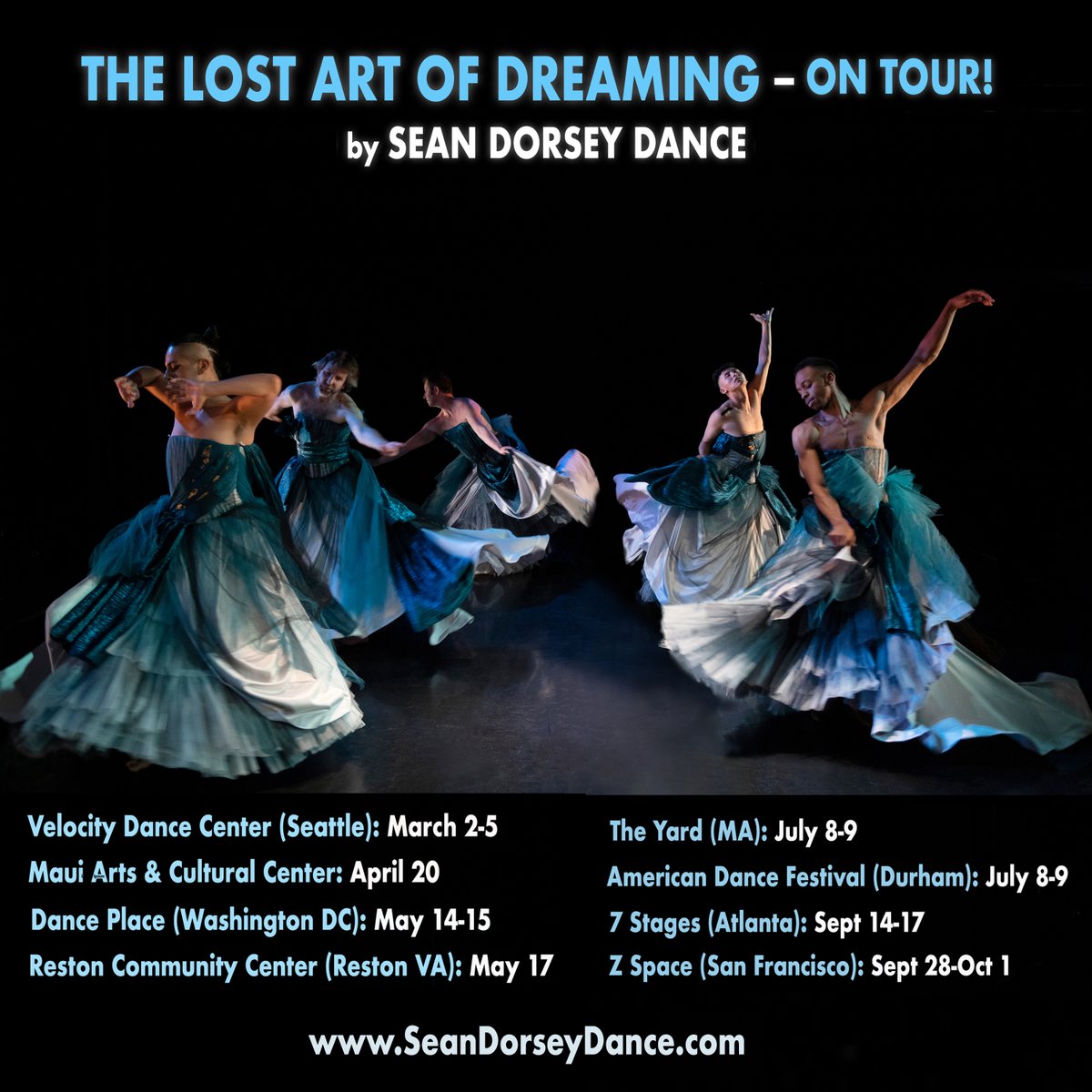 YES! <a href="/SeanDorseyDance/">Sean Dorsey Dance</a> is going on tour with their gorgeous new work #TheLostArtOfDreaming! ✨🌒

#trans #queer #dance #futures #TRANSformDance