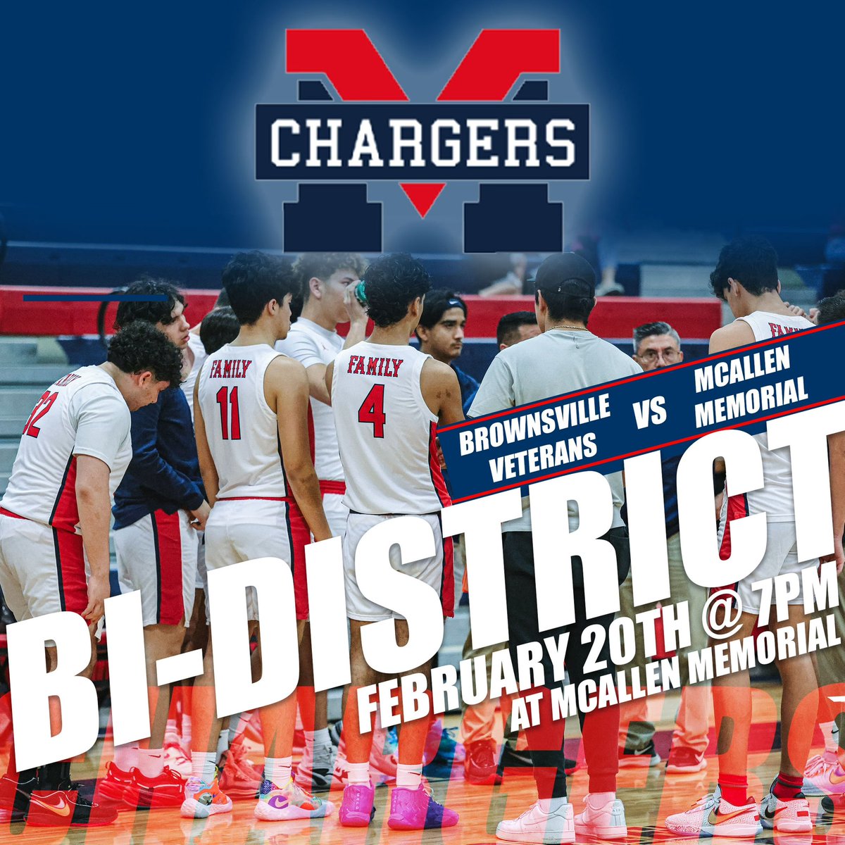abriones020478's tweet photo. Come out and support your Chargers! @rgvsports  @EchsVeterans 🏀❤️ https://t.co/izSHu2NmZ1