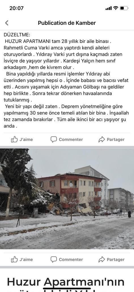 Aniiasgreen's tweet photo. The turkish government is arresting innocent people like my father and accusing them of murder, instead of owning up to the corruption that led to the thousands of deaths. https://t.co/Nu3ya96VI4