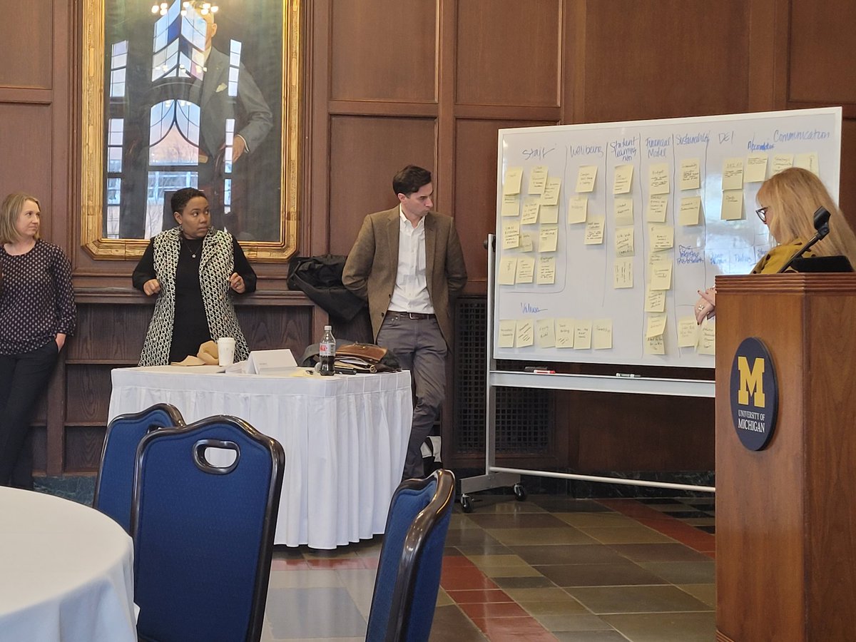 A productive time with key Student Life Directors working on the development of priorities for our 3-year strategic plan, which will be announced in fall 2023 <a href="/UMStudentlife/">U-M Student Life</a>