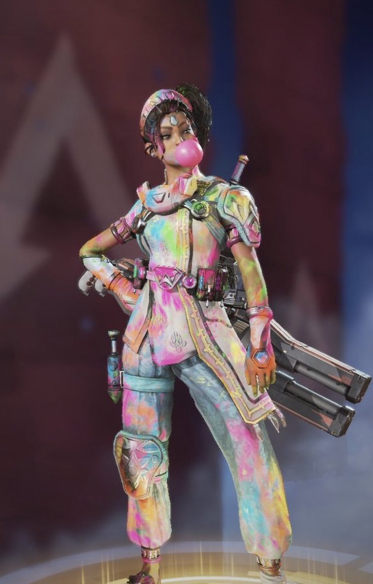 RamyaTV4's tweet photo. NEW RAMPART HOLI SKIN IS COMING ON MARCH 7! This is legit my favorite skin already ahah 💕 #ApexLedgends #rampart https://t.co/icNR9ikcR2