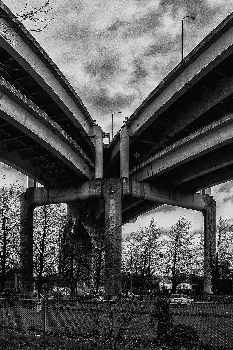 Under the bridge downtonw... Freemont Bridge #I405, #Portland #brutalmonday