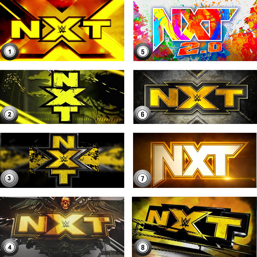 ElementGames WWE2K23 on Twitter "Which NXT logo & GFX package was the