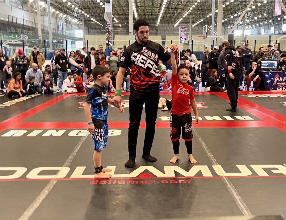 iAmThatQB's tweet photo. Lil Bro bringing the Gold home! #ARC3 #beastmode #performancecombat #naga #grappling https://t.co/jhcRlZ7bX8
