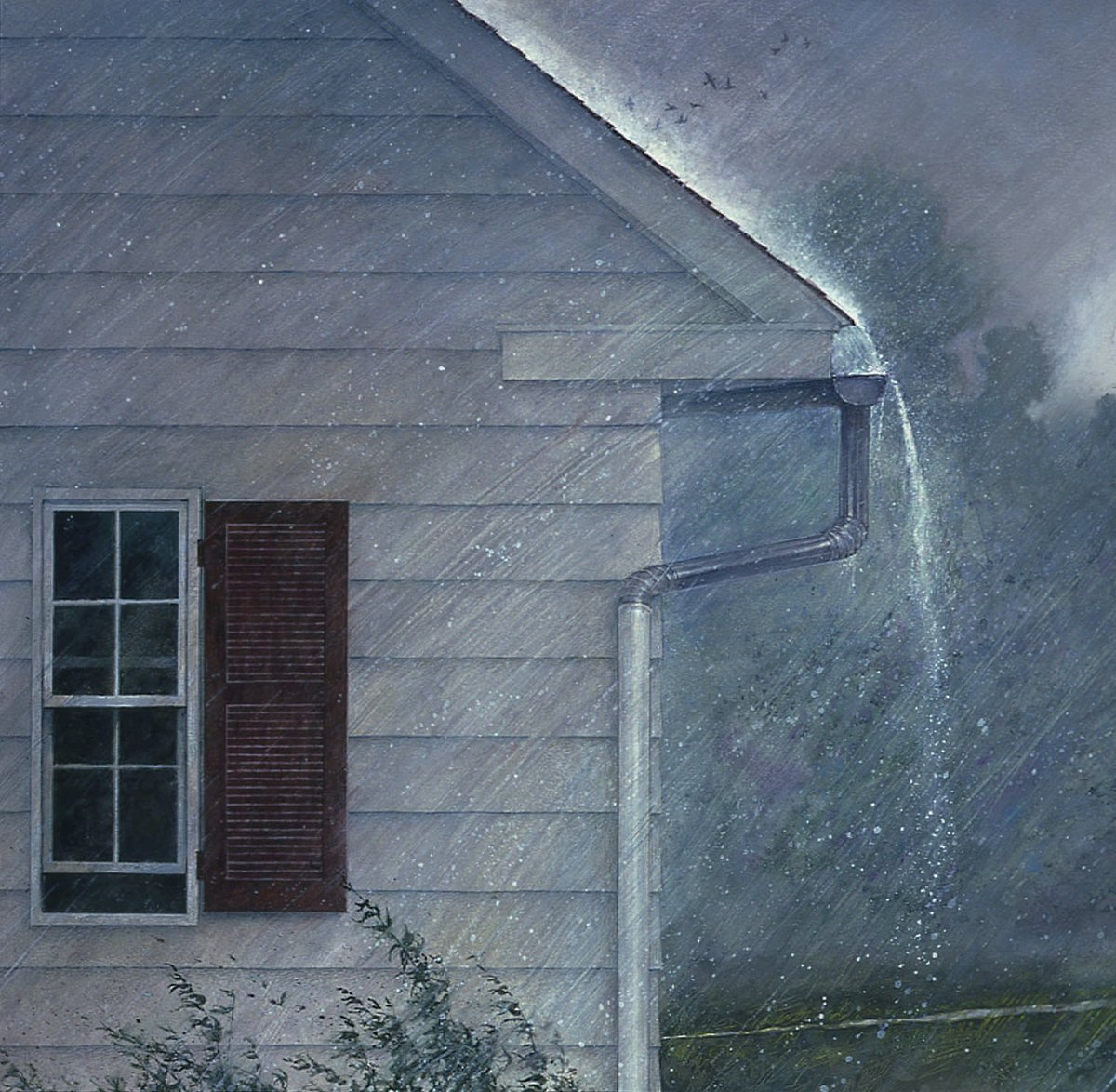 Feel the rain...some painting details