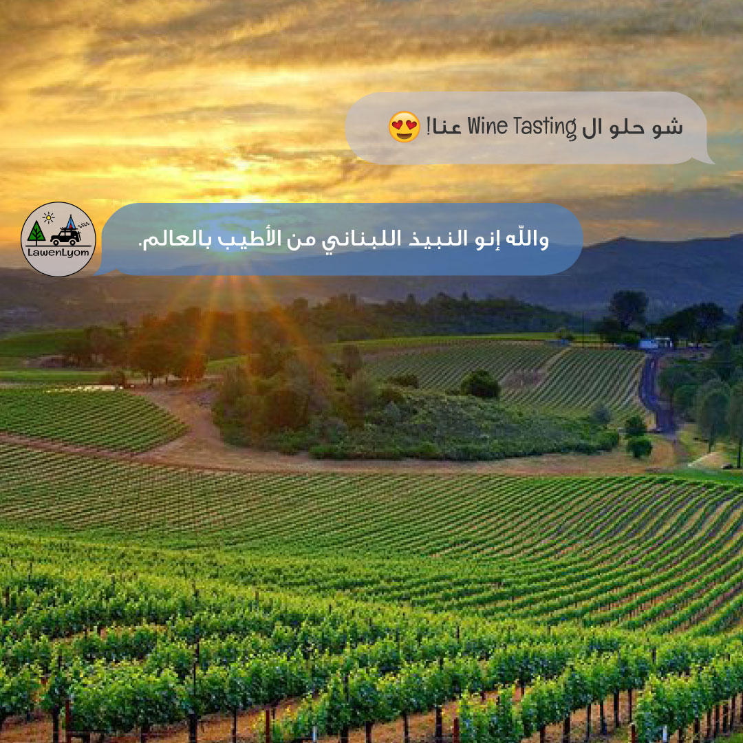 LawenLyom's tweet photo. #LawenLyom #لوين_اليوم؟
النبيذ اللبناني هو من الأفضل عالمياً لناحية الجودة. كما يعد سهل البقاع في لبنان من بين أفضل الوجهات لتذوق النبيذ في البلاد.
#Lebanon #Beirut #لبنان #بيروت  #wine #winetasting https://t.co/Lu3B0vVKV1