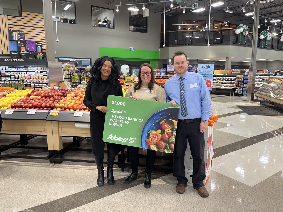 The Food Bank of Waterloo Region on Twitter "Congratulations to the