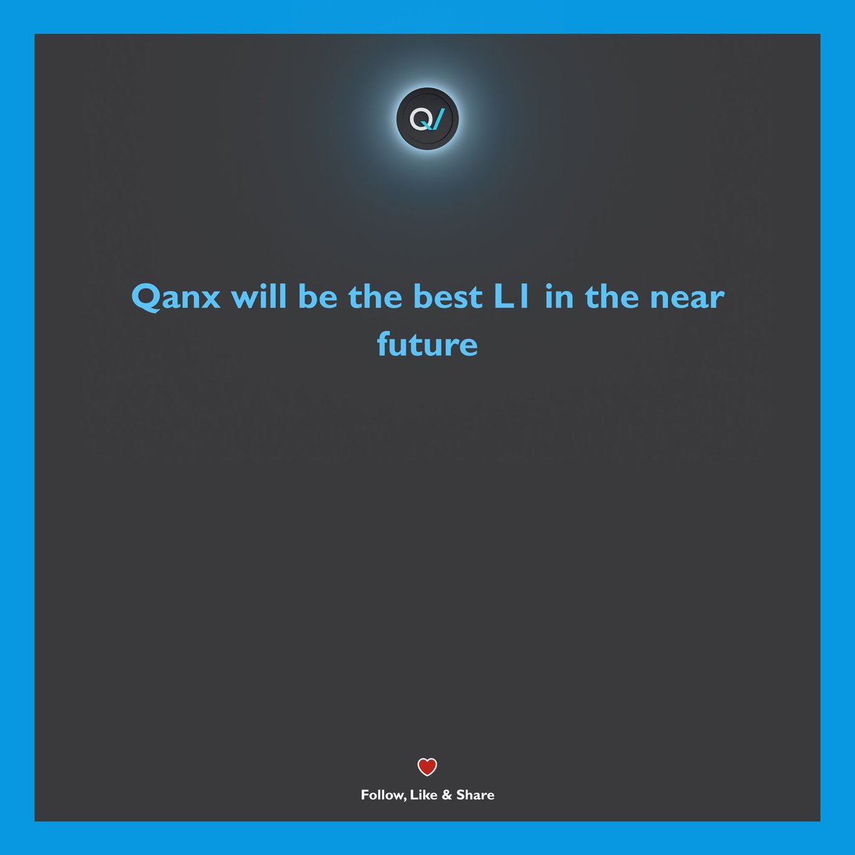 Best Layer 1 in the near future.

$qanx #QANplatform #QanEra