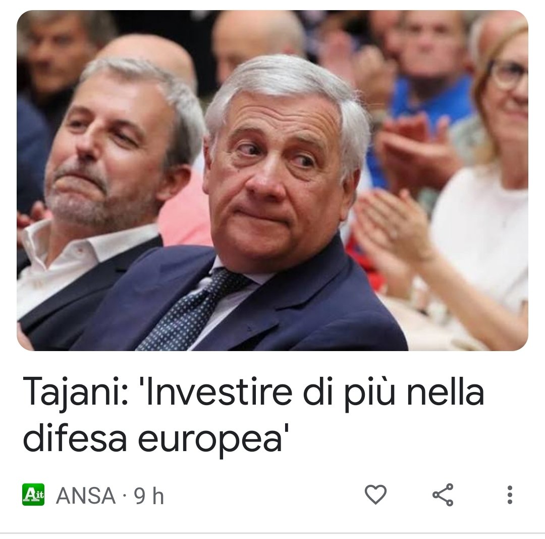 Va bene #Tajani  😏 
Ma sei sicuro che i soldi ci sono ?!!!🤔
Strano  
I soldi non sono finiti per i #superbonus110  ?!!!
#GovernoDegliPeggiori
#GovernoMeloniCriminale