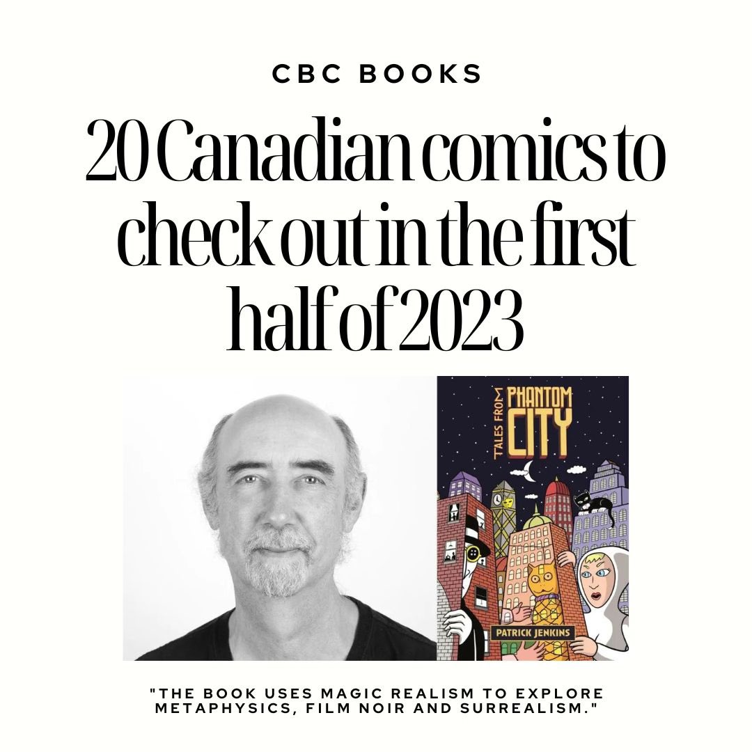 atbaypress's tweet photo. ‘Tales From Phantom City' by Patrick Jenkins is listed as a CBC Books Canadian comic to check out! Stay tuned for its release on April 20. 

Visit https://t.co/83QiJzqW7E for the full list. 

@cbcbooks @TorontoComics @mcnallyrobinson https://t.co/F5JxfMr9rC