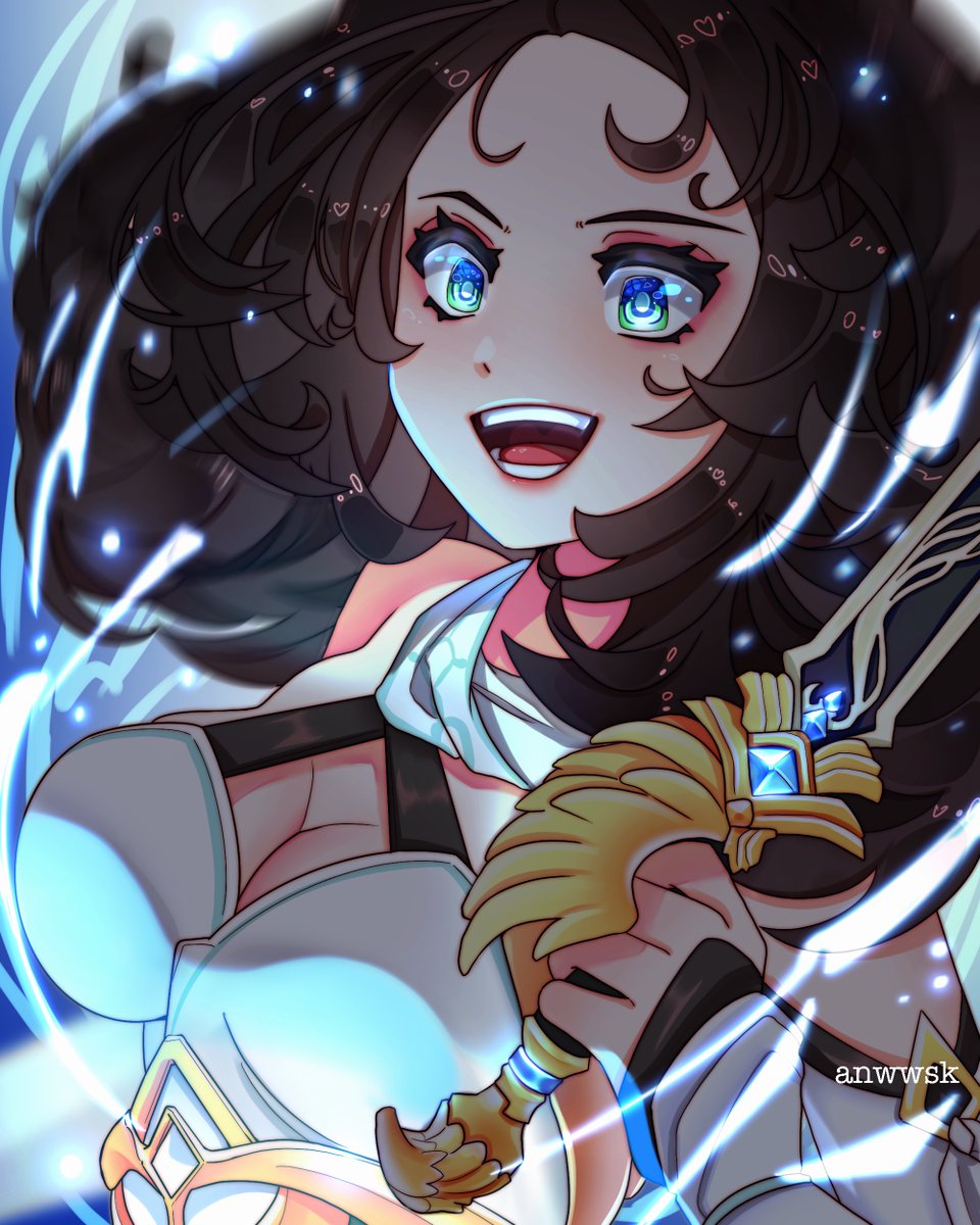 _anWWsk_'s tweet photo. Whow,  It  is  so  dinamic!

#art #commissionart #digitalart #ArtistOnTwitter #digitalpainting #Genshin #Genshinfanart https://t.co/rqxg8syWg4